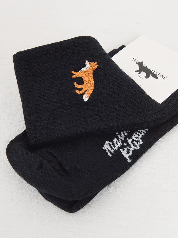 BABY FOX HIGH SOCKS_BLACK P199